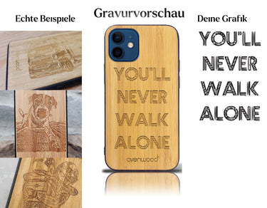 INDIVIDUELL iPhone 12 mini Bambus-Kunststoff